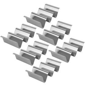 6Pcs Taco Holders Stainless Steel Taco Holder Stand Shell Rack!co Baking Tray Plates w/ Handle Hold 2 Or 3 Tacos Safe For Dishwasher Oven Grill